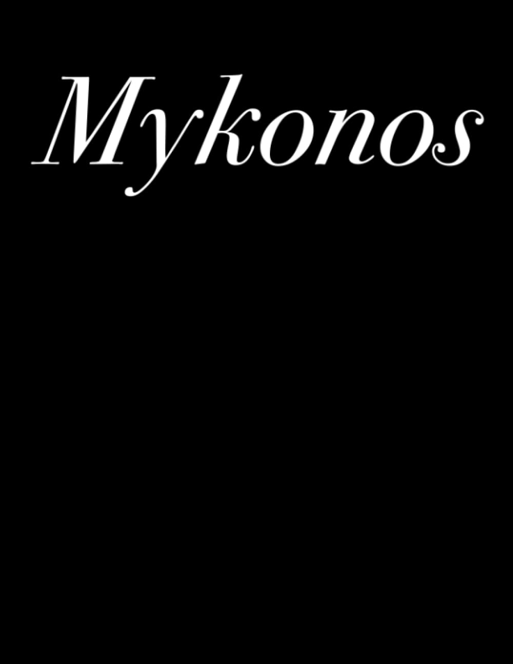 Mykonos Coffee Table Book de 400 pages avec cadres artistiques pour design intérieur haut de gamme