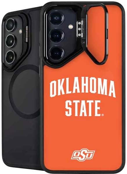 Skinit Kickstand Phone Case Compatible with Galaxy S24 Plus - Officially Licensed Oklahoma State University OSU Ride Em Cowboy Design