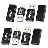 Pack complet de 8 adaptateurs variés pour tous vos besoins: Ce lot comprend 2× USB 3.0 mâle vers femelle, 2× USB 3.0 mâle vers Type-C mâle, 2× USB 3.0 femelle vers Type-C femelle et 2× USB 3.0 femelle vers femelle. Vous disposez ainsi de tous les coupleurs USB nécessaires pour connecter et prolonger vos câbles existants facilement.