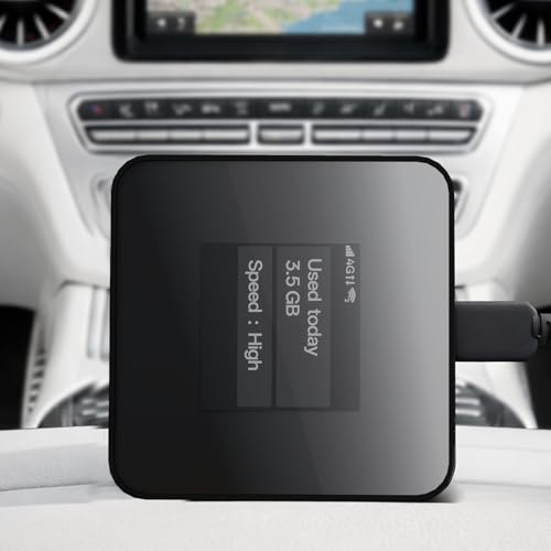 Portable WiFi Hotspot for Travel, Safe for car Truck use, Pocket WiFi Device | No SIM | Prepaid Data Multi-Carrier | Connects 16 Devices | with 10GB USA Data