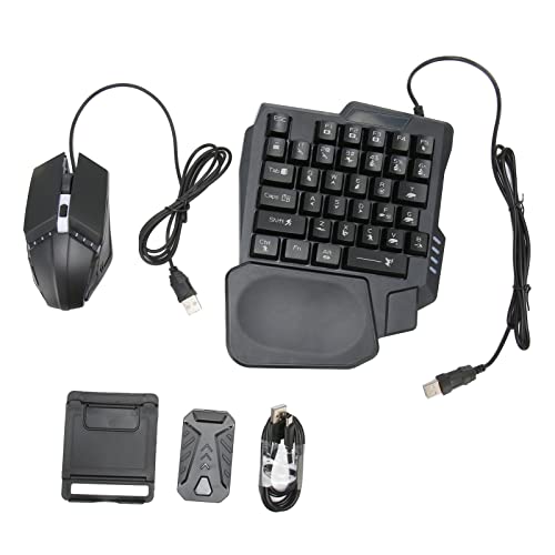 Image of 4 in 1 Mobile Game Combo Pack with GAMWING Chip for Android, for FPS Handheld Games, Play with Keyboard and Mouse, for PUBG Mobile, for