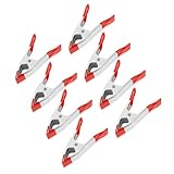 Abaodam 8Pcs Heavy Duty Photography Spring Clips Steel Backdrop Clamps for Portable Use in Photography and