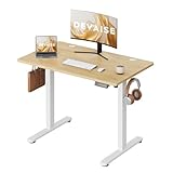 Conception Ergonomique 100 x 60 cm: Avec son plateau spacieux de 100 x 60 cm, ce bureau assis debout 100x60 offre suffisamment d’espace pour ordinateur, écran, clavier et accessoires. Sa surface ergonomique optimise votre confort, que vous soyez assis ou debout durant le travail.