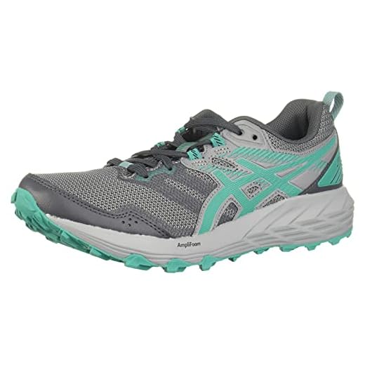 ASICS Women's Gel-Sonoma 6 Running Shoes, 8, Carrier Grey/Baltic Jewel