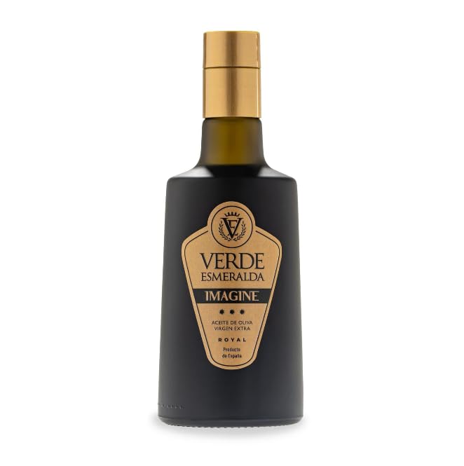 Aceite de Oliva Virgen Extra Imagine Royal 3 x 500 ml – AOVE de Jaén – Extracción en Frío – Sabor Suave y Equilibrado – Formato Ahorro - Verde Esmeralda - Miaove