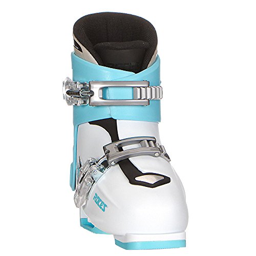 Roces Idea Up G Girls Ski Boots - 19-22/White-Light Blue-Black (2 Buckle) - Image 7