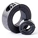 Klemmring für Wellenschutz, Dual Split, 10 mm bis 40 mm, schwarze Stahlausführung (13 mm)