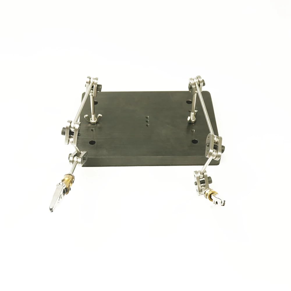Stop Motion Animation Stabilizer Specimen Material Shooting Fixture Load 1000G Double Arms Holder with Stainless Steel Base