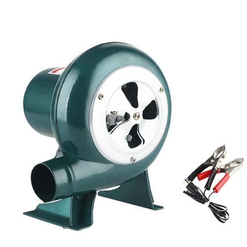 Extractor de Aire, soplador eléctrico de forja de Herrero, soplador centrífugo de 12 V para barbacoas, soplador de Aire residencial Compacto y de bajo Consumo, activador de Barbacoa para CAM