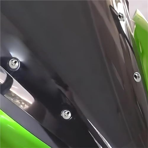Tornillos de acero para carenado Ninja 650 con tuercas anticaídas 4