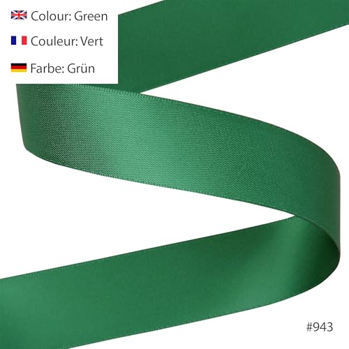 100% Polyester Double Sided Satin Ribbon for Weddings Gift Wrapping, Floral Arrangements, Crafts, Cakes, Bows, Decorations - Image 2