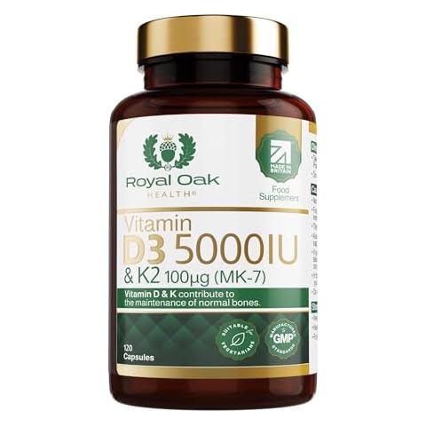 Royal Oak Health Vitamin D3 & K2 Capsules Cover
