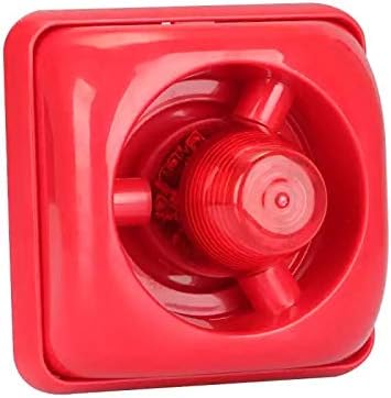 WYATT Wired 12/24VDC Sound and Light FIRE Alarm Hooter Warning Strobe Siren Horn Sound Alert Safety System Sensor (Quick-Alert) (1)