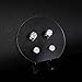 Yadoca 4 Pares Acero inoxidable Magnético Pendiente para Hombres Mujeres Non-piercing Clip...