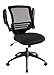 Realspace® Calusa Mesh Mid-Back Chair, Black