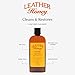 Leather Honey Leather Cleaner: Non-Toxic Leather Care Made in the USA Since 1968. Deep Cleans Leather, Faux & Vinyl - Couches, Car Seats, Purses, Tack, Shoes & Bags. Safe Any Colors & White Leather