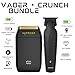 Supreme Trimmer Vader Trimmer & Crunch Foil Shaver Barber Haircutting Kit | Professional DLC T-Blade Beard Trimmer ST3778 & STF602 Waterproof IPX6 Shaver Set | (Black)