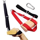 J Bryant Ergonomic Wooden Arm Wrestling Handle for Wrist & Forearm Training, Adjustable Strap Grip Strength...