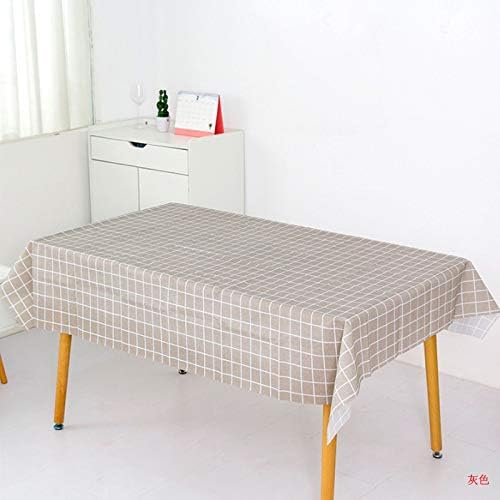 Tablecloth Plastic Tablecloth Print Color Pink Wedding Birthday Party Table Cover Rectangle Desk Cloth Wipe Covers Waterproof Table Cloth (Color : Light Green Specification :