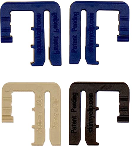 Waistband Tightener - Replace Belts For Women & Men - Hold Up Your Pants - Waist Cinch Clip - 4 Pack