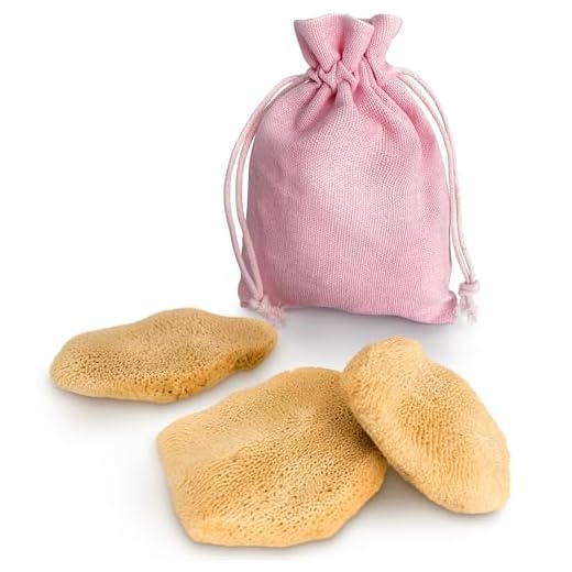 tom&pat Gesichtsschwamm Naturschwamm – wiederverwendbar, Dermatest: Sehr Gut, Natürliche Make up Entfernung & Gesichtsreinigung, Abschminkschwamm aus Griechenland, eBook: Skin Care (3 x 5-7 cm)