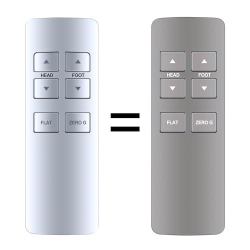 PZL Adjustable Bed Replacement Remote Control for Serta Motion Essentials (3rd Gen Gray or iSeries Model)