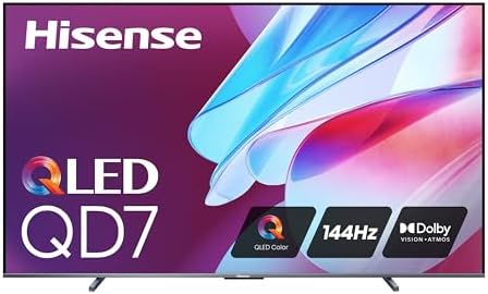 Hisense 100-Inch Class QD7 Series QLED 4K UHD Google Smart TV (10...
