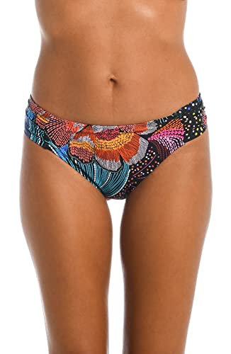 La Blanca Women's Side Shirred Hipster Swimsuit Bottom, Multi//Sunlit Soiree,