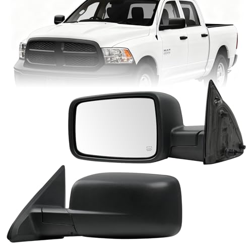 Driver Left Side Mirror Compatible With 2014-2018 Ram 1500 2500/2019-2022