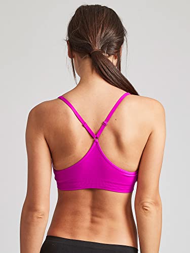 Image of Kalon Women's 4 Pack Racerback Sports Bralette Seamless Wireless Comfort Bra