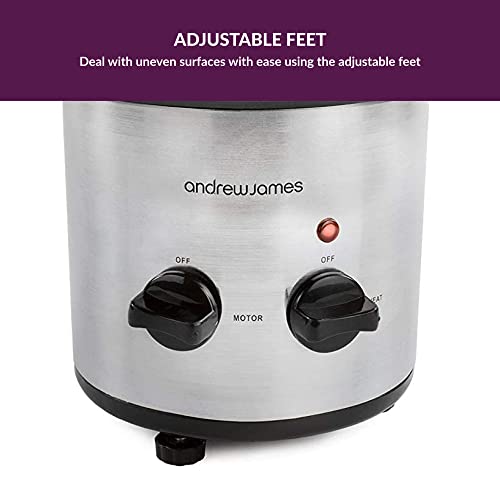 Andrew James Chocolate Fountain with 8 Skewers | 3 Tiers Fondue Set with Extra Deep Drip Tray | Electric Fondue Set Great for Parties and Entertaining | 1 L Capacity Chocolate Fountains - Image 9