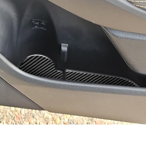 Adhesivo de Fibra de Carbono Real para Portavasos de Puerta miniatura 4