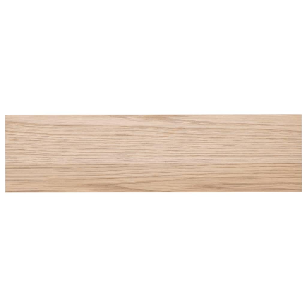 Estantería flotante de madera con chapa de roble, 90 x 23,5 x 4 cm, con soporte invisible, soporta hasta 10 kg, para salón, cocina, baño y dormitorio
