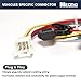 MECMO 4 Pin Trailer Wiring Harness for 1998-2008 Subaru Forester, 2000-2009 Outback, 2008-2014 Tribeca, 2006-2007 B9 Tribeca, 1996-1999 Subaru Legacy, 2004 Impreza WRX Wagon, Tow Wire for OEM Connect
