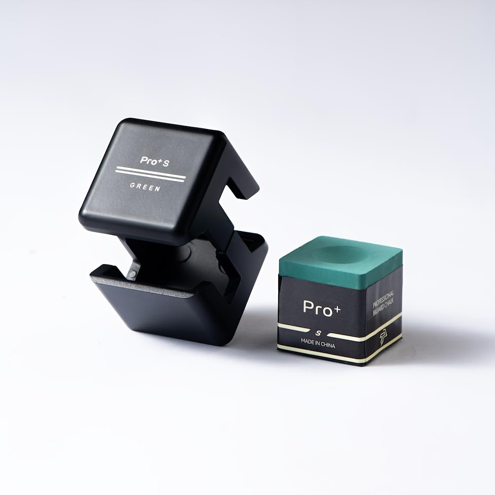 TP Pro+ | TP Chalk Pro+ Pool Cue Chalk | TurningPoint Billiard Chalk for Professional Tournament Dedicated Pool Chalk (Reduce Miscue, Durable, Low Deflection) (TP Pro+ Green, S)
