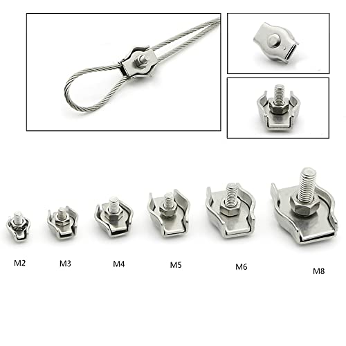 Serre cable INOX M4 Simplex de haute précision : robustesse et finition acier brossé - 3