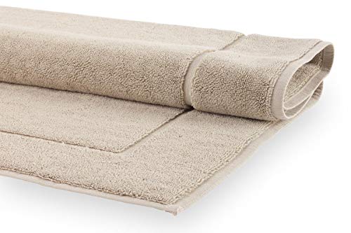 Aquanova Badteppich London Linnen 60x60 60x100 70x120, Größe:60x100