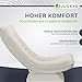 Juskys Relaxsessel Korsika - Ergonomisch & 360° drehbar, klappbar mit 5-lagiger Polsterung - Gemütlicher Cord Sessel für Wohnzimmer - Beige