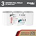 WypAll PowerClean X70 Cloths Medium Duty Wipes (41702), Center-Pull, Long Lasting Towels, White (275 Sheets/Roll, 3 Rolls, 825 Sheet Total)