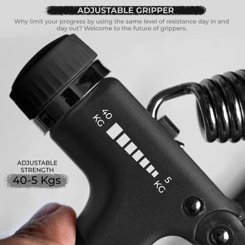 Boldfit Adjustable Hand Grip Strengthener, Hand Gripper for Men & Women for Gym Workout Hand Exercise Equipment to Use in Home for Forearm Exercise, Finger Exercise Power Gripper (Image - 3)