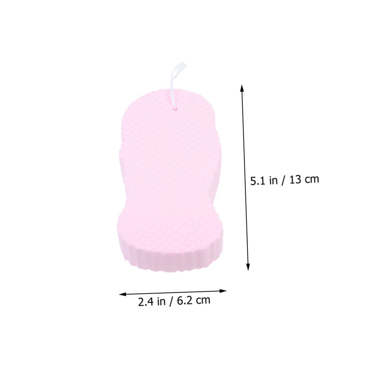 DECOMELODY 3Pcs Bath Sponge Supple Shower Sponge for Skin Care Gentle Exfoliating Bathing Sponges Portable Lightweight for Daily Use Travel