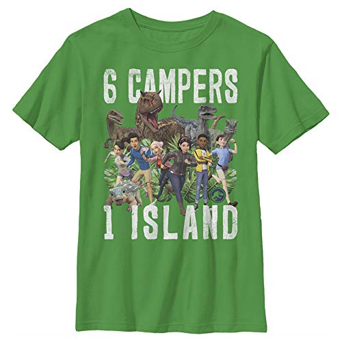 Jurassic World Six Campers T-Shirt Mixte Enfant anti-irritation pour la récréation