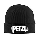 Sombreros de Gorro con Logo Petzl Gorros de Punto con patrón Otoño Invierno Moda Hombres Mujeres Unisex Hippie Cálido Suave Gorra