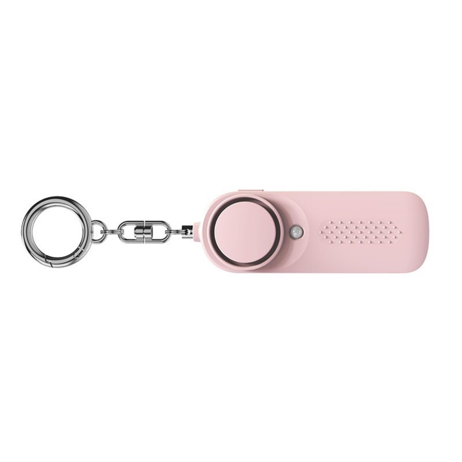 Llaveros de seguridad con alarma de emergencia pequeña de 130 dB, sonido fuerte con bolsillo para luz intermitente, para adultos, niños, ancianos, no robo, alarma para exteriores