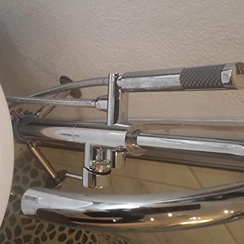 Stainless Steel Wall Mount Ceiling Mount Supports Adjustable Bracket Clamp for diameter 45-48MM - Image 4