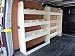 Vanify - Se Ajusta a Ford Transit Custom L1 Caja de Herramientas y estantería Trasera para Furgonetas
