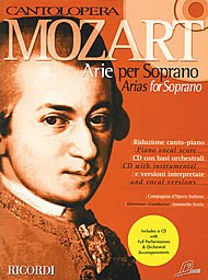 Mozart Arias for Soprano Book With CD