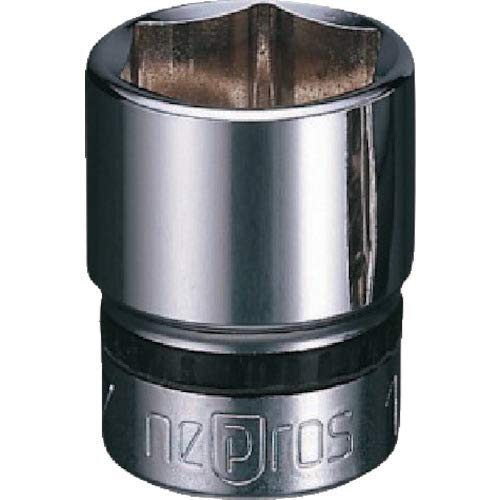 京都機械工具(KTC) ネプロス ソケット 6角 NB3-9/16 S:9/16インチ×全長:25×差込角:9.5mm