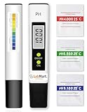 LABMART Digital pH Meter,0.01 High Accuracy 0-14 PH,with ATC,Water Quality Tester | Digital PH Meter with buffer for Water, Pool and Aquarium | Warranty-1 Year