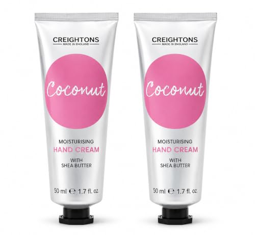 Image of 2x Crēightons | Coconut Moisturising Hand Cream with Shea Butter | 50mL Each